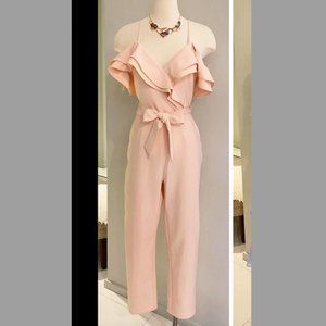 Pink Ruffle Posh Love Boutique Jumpsuit